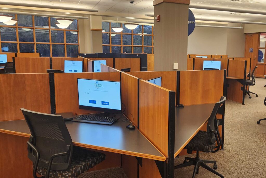 Computers at the Main Library