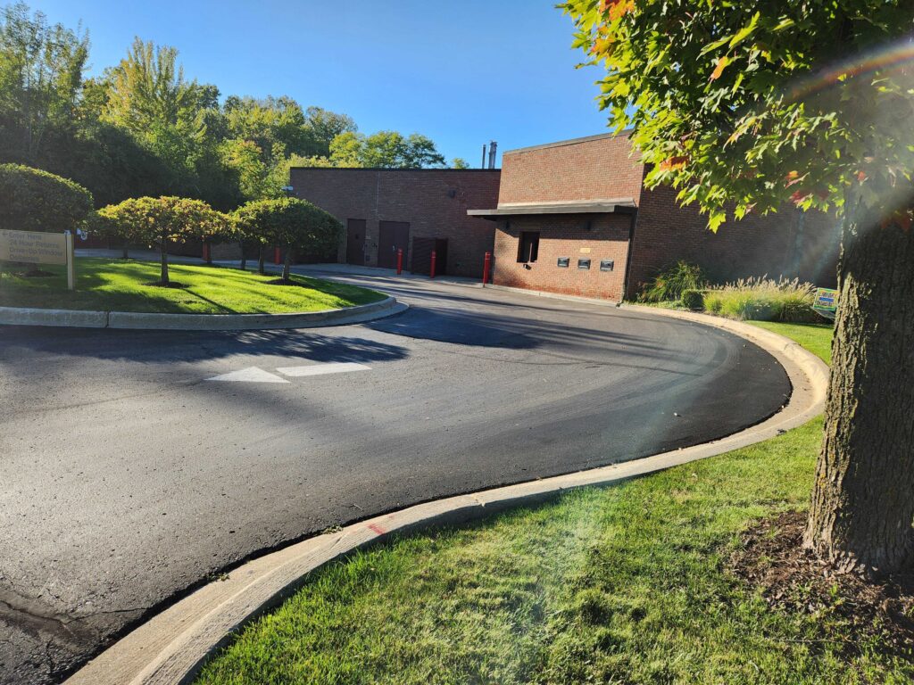 The Main Library Drive-Up Circle