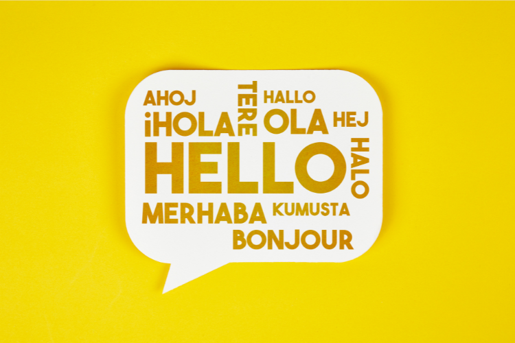 hello in different languages