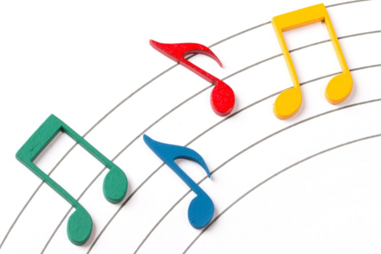 music notes