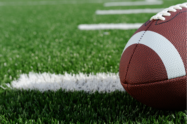 football on a field