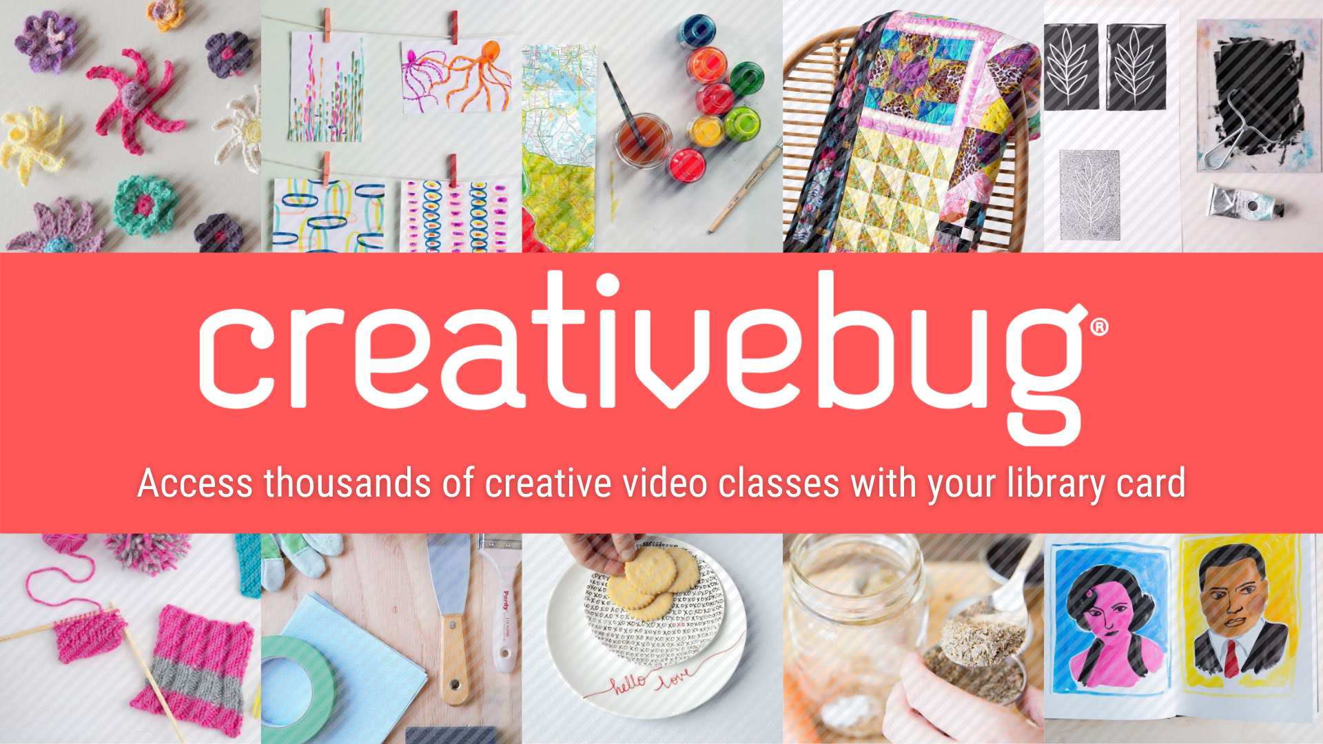 creativebug logo and art