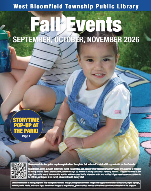 Fall Events Brochure cover page